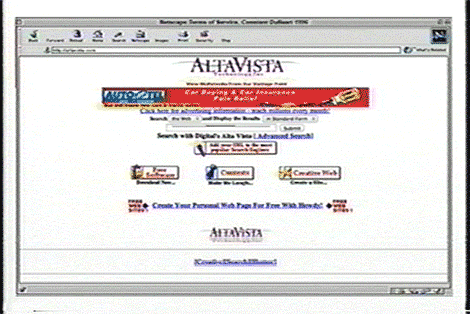 Terms of Service - Alta Vista, Constant Dullaart 1996